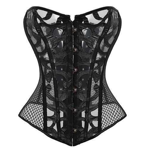 Hollow Out Corsages Overbust Slimming Corset ONY-621