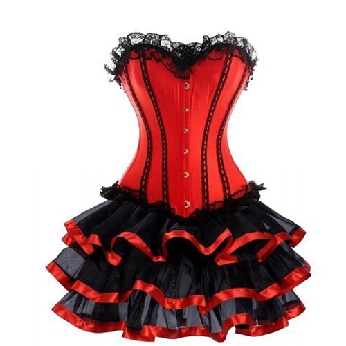 Court Sexy Lingerie Bodice Corset Dress ONY-632