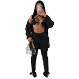 Sweater Cardigan+Bra+Long Pants Set ASL-6519