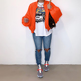 Padded Warm Bat Sleeves Down Jacket Coat AIL-193