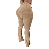 Sweater Cardigan+Bra+Long Pants Set ASL-6519
