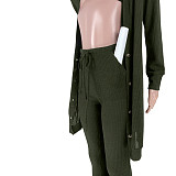Sweater Cardigan+Bra+Long Pants Set ASL-6519