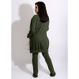 Sweater Cardigan+Bra+Long Pants Set ASL-6519