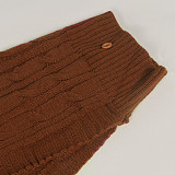 Solid Color Turtleneck Bat Sleeve Sweater Crop Top NY-070