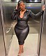 Flaunt It Leather Dress LSD-81033