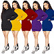 Solid Long Sleeve Hooded Warm Sweatshirt JLY-19264