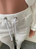 Sweatshirt Coat Zip Up Jacket Pants Joggers Set NIK-265