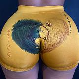 Breathable Push Up Skinny Fitness Booty Shorts SHD-9499
