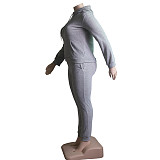 Plus Size 5XL Fleece-lined Hoodies and Pants 2 Pieces Suit YS-8839