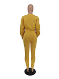 Casual Long Sleeve Sweatshirt Long Pants Sets ZAND-31177