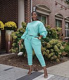 Casual Long Sleeve Sweatshirt Long Pants Sets ZAND-31177