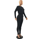 Knitted Long Sleeve T Shirt Legging Pants Set FOS-8114