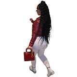 Casual PU Faux Leather Motorcycle Chic Jackets LSD-82466