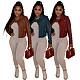 Casual PU Faux Leather Motorcycle Chic Jackets LSD-82466
