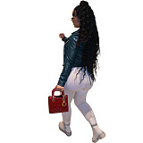 Casual PU Faux Leather Motorcycle Chic Jackets LSD-82466