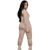 Long Sleeve Crop Top And Camis And Pants Sets GLS-10078