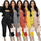 Long Sleeve Crop Top And Camis And Pants Sets GLS-10078