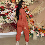 Long Sleeve Crop Top And Camis And Pants Sets GLS-10078