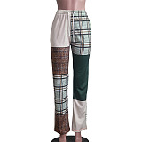 Color Block Print Sportswear Jogger Sweatpant YS-8846