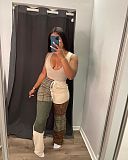 Color Block Print Sportswear Jogger Sweatpant YS-8846