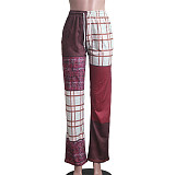 Color Block Print Sportswear Jogger Sweatpant YS-8846