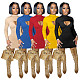 Hollow Chest Long Sleeve Slim Solid Mini Dress YUM-9085