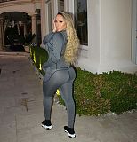 Yoga Fitness Zip Jacket Jogger Pants Sweatsuit MEM-88410