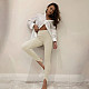 All-Match Stretch High Waist Cotton Fitness Step Pants OYW-27521