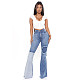 Patchwork Denim Bottoms HSF-2408