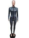 Yoga Fitness Zip Jacket Jogger Pants Sweatsuit MEM-88410