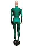 Yoga Fitness Zip Jacket Jogger Pants Sweatsuit MEM-88410
