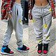 High Street Ins Smile Face Print Casual Pants WSY-5909