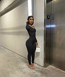 Solid Casual Skinny Long Sleeve One Piece Jumpsuits FSL-187
