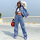 Long Sleeve Single Breasted Denim Baseball Jacket WSY-5908