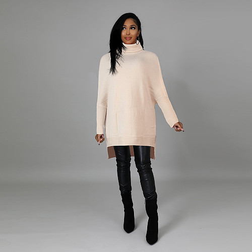 Casual Long Sleeve Turtleneck Pullover Sweater FSX-337