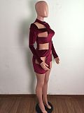 Velvet Mesh See Through Patchwork Bodycon Dress LA-3302