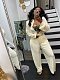 Casual Single Breasted Shirts Top Wide Leg Pant Suits LSD-81060