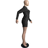 Knitted Waffle Pajamas Home Clothes Shorts Suit FSL-177