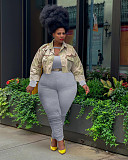 Long Sleeve Off Shoulder Plus Size Jumpsuits FSX-310
