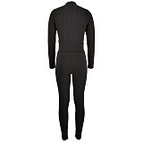 Long Sleeve T-Shirt+Leggings Matching Tracksuit XMY-9332