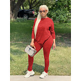 Long Sleeve T Shirt Tops Long Pant Two Piece Set SFY-2146