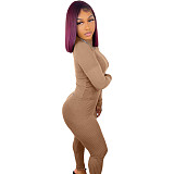 Long Sleeve T-Shirt+Leggings Matching Tracksuit XMY-9332
