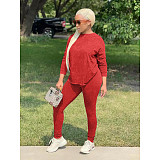 Long Sleeve T Shirt Tops Long Pant Two Piece Set SFY-2146