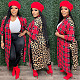 Leopard Print Patchwork Full Sleeve Cardigan Coat MEY-20788