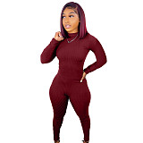 Long Sleeve T-Shirt+Leggings Matching Tracksuit XMY-9332