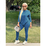 Long Sleeve T Shirt Tops Long Pant Two Piece Set SFY-2146