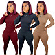 Long Sleeve T-Shirt+Leggings Matching Tracksuit XMY-9332