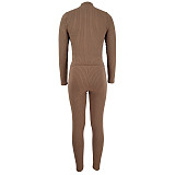 Long Sleeve T-Shirt+Leggings Matching Tracksuit XMY-9332
