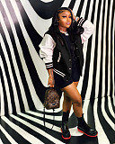High Street Retro Hooded Baseball Uniform Coat NIYA-8090