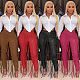 High Waist PU Leather Bandage Leggings Pants CHY-1351